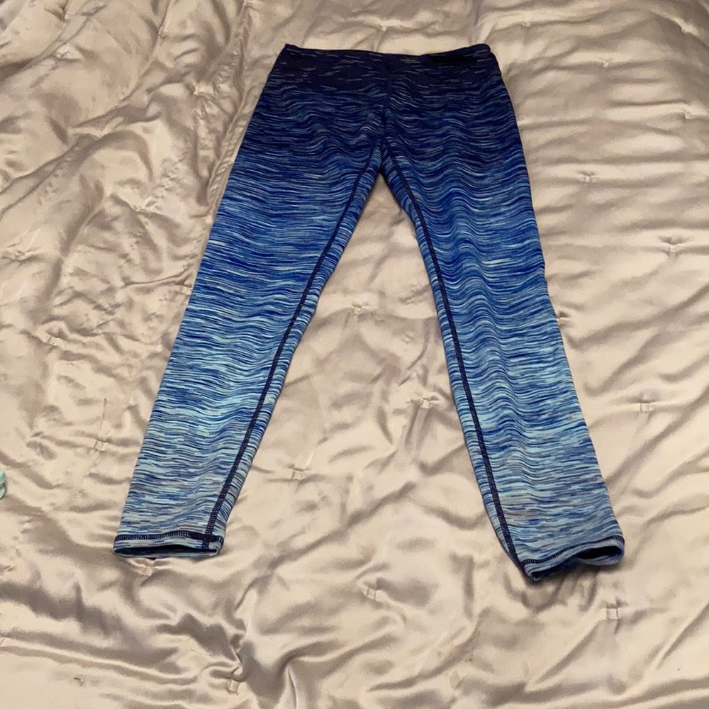 blue ombre legging